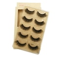 thumbnail image 2 of 5 Pairs False Eyelashes 3D Imitation Mink Hair Reusable Glam Style, 2 of 5