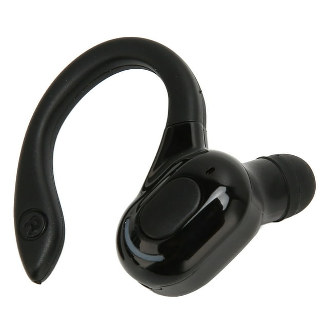 Single Ear Headset, Business Earpiece Stereo Long Range IPX4 Waterproof Noise Reduction USB Charging for Running for Driving