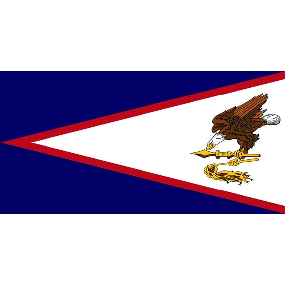 American Samoa Flag Decal Sticker - 6 inches wide