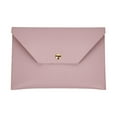 thumbnail image 4 of Bolsa para brochas de maquillaje, cartera tipo sobre de piel sintética, neceser de viaje, bolso de mano Violeta, 4 of 9