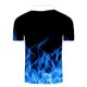 thumbnail image 3 of Blusa de manga corta con estampado de cuello vuelto para hombre Pompotops oipoqjl43017, 3 of 3