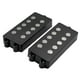 thumbnail image 2 of 1 de 5 Cuerdas de Recogida Silenciosa Negra para Reemplazo de Guitarra Bajo Precision P, 2 of 9