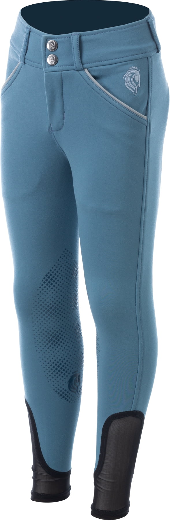 Equinavia Greta Kids Premium Equestrian Riding Pants | Silicone Knee Patch Breeches