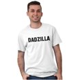 thumbnail image 5 of Funny Fathers Day Gift Dadzilla Men's Graphic T Shirt Tees Brisco Brands S, 5 of 5