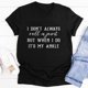 thumbnail image 2 of Gibobby Casual Playera de Manga Corta para Mujer Camiseta manga corta con cuello redondo y estampado letras divertidas color sólido informal para mujer(Negro,XL), 2 of 3