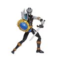 thumbnail image 3 of Power Rangers Dino Fury Black Ranger with Shield Sleeve Action Figure, 3 of 5