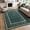 Green, variant on Lahome Decor 2'x6' Area Rugs for Living Room Kitchen Traditional Washable Rugs, Vintage Non Slip Soft Ultra-Thin Elegant Carpet Oriental Flower Rug Indoor for Bedroom Dining Room Bedroom Black