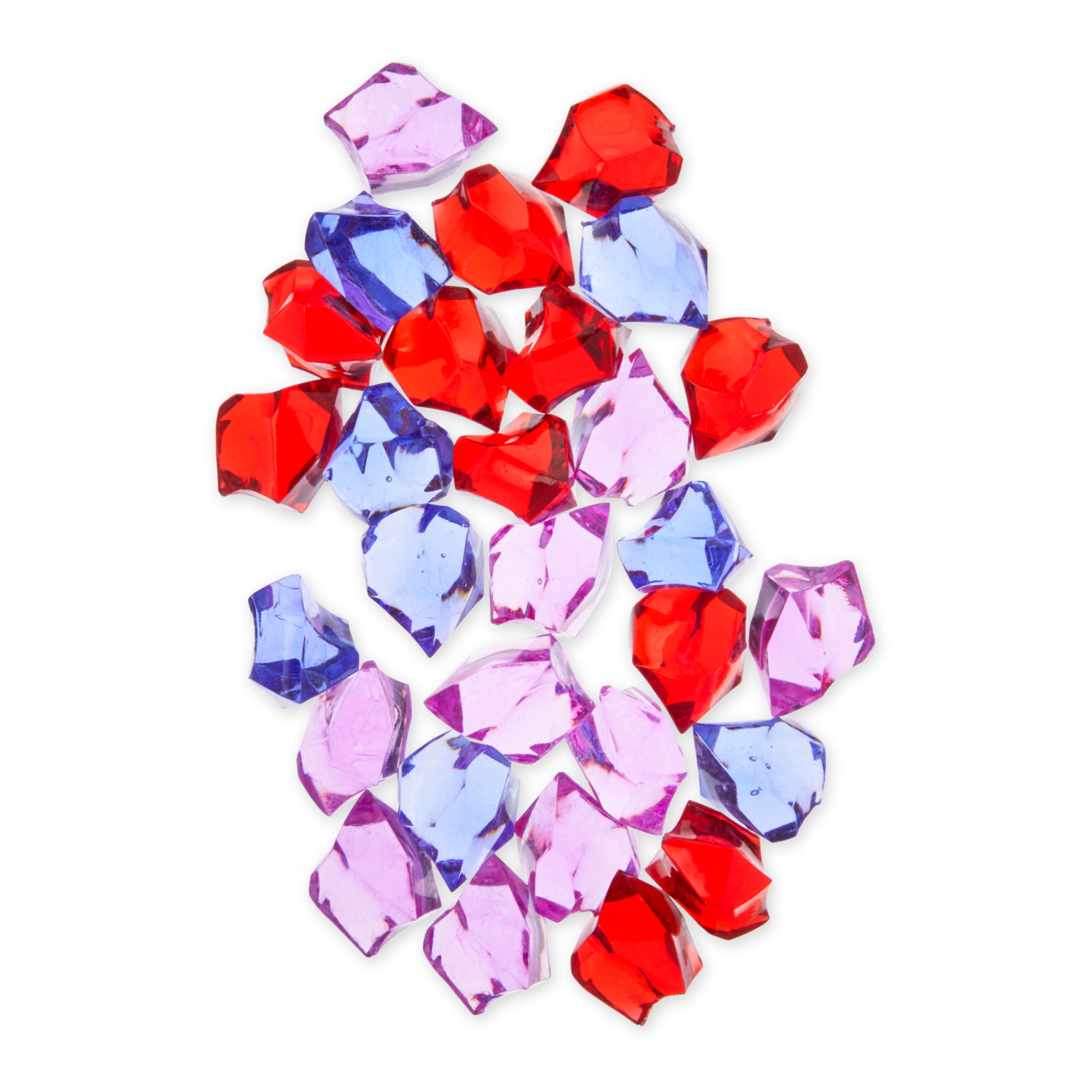 Aqua Culture Aqua Jewels, Betta Mix, Red -Purple Mix, 2 oz, Aquarium Gems