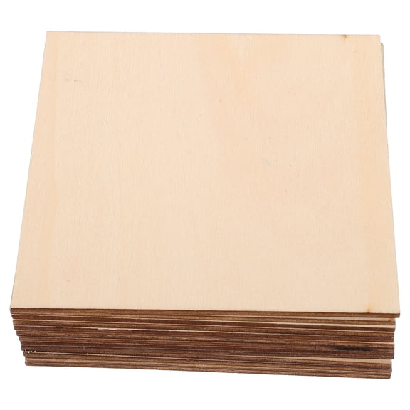 WSTEER 20pcs Natural Wood Slices Unfinished DIY Wood Cutouts DIY Embellishments