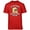 RED, variant on Teelocity Be The Person Your Dog Thinks You are Graphic T-Shirt (Medium - Standard Fit, Athletic Heather)