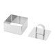 thumbnail image 2 of Bakery Kitchen Metal Square Shaped Bread Cookie Cake Cutter Mould Mold, 2 of 2