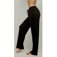 thumbnail image 4 of Just Love Women's Pajama Pants 7019-NVY-XS (Solid Black, Large), 4 of 4