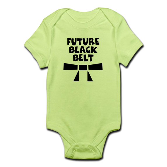 CafePress - Future Black Belt Onesie - Baby Light Bodysuit