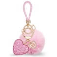 thumbnail image 3 of Crystal Keychain for Women, Heart Shape Key Chain with Sparkly Rhinestones Bling Car Key Chains for Backpack Handbag Car Keys, 3 of 7