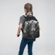thumbnail image 5 of Balery Geometric Bull Design Mochila ligera para hombre y mujer: duradera e impermeable, ideal para la escuela, el trabajo, viajes y uso diario., 5 of 7
