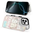 thumbnail image 4 of Mod Design Black And White with Black Circle Leather Wallet Case for iPhone 16 Pro Max 16E 16SE4 16PRO Wallet Case Card Holder Flip, 4 of 7
