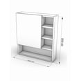 thumbnail image 4 of Botiquin Repisa Mdf 50cm Pared Organizador Baño Espejo, 4 of 4