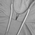 thumbnail image 5 of Flyingstar Woman Sweatshirt Dress, Casual Ladies Pullover, Juniors Hoodie Dress with Kangaroo Pocket, One Size, Grey, 5 of 7