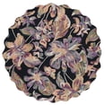 thumbnail image 3 of SAFAVIEH Blossom Tina Floral Area Rug, Black/Plum, 6' x 6' Round, 3 of 8