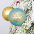 thumbnail image 4 of 44 piezas de adornos navideños de bolas irregulares pintadas de 3 a 6 cm, bolas de plástico galvanizado para decoración de árbol de Navidad, 4 of 5