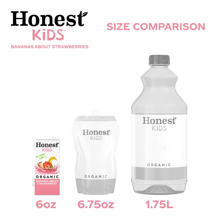 Honest Kids Bananas About Strawberries Organic Juice, 6 fl oz, 40 Pack photo 5