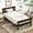 Espresso, variant on Duxelifin Twin Platform Bed with Headboard & Footboard, Twin Wood Bed Frames for Teens, Adults, Grey