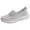 Grey, variant on DSJLMQ Women's Hollow Mesh L𝗈afers Lightweight Breathable Sport Shoes Wide Width Comfortable Tennis Lightweight Outdoor F𝗅a𝗍s Shoes Elastic 𝖫a𝖼e Up L𝗈afers