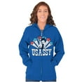 thumbnail image 4 of Betty Boop Retro Cartoon US Sassy Women Plus Size Zipper Hoodie Brisco Brands 3X, 4 of 5