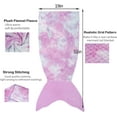 thumbnail image 5 of Mermaid Tail Blanket for Kids Teens Girls Rainbow Mermaid Blanket All Seasons Super Comfty Flannel Fleece Mermaid Sleeping Bag Best Gifts for Girls(19"×51"), 5 of 5