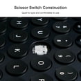 thumbnail image 3 of XIAOMI MIIIW K07 Clavier Sans Fil Bluetooth Double Mode, Clavier Mini Portable Ultra-Mince Universel (BT 4.2+2.4G USB) avec Touches Rondes 85 Touches, Design Ergonomique pour Windows, Mac, iOS, Android, White, 3 of 6