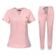 thumbnail image 3 of Uniforme de enfermera,Conjunto de uniforme de enfermera,pantalón largo,parte e inferior del uniforme,Traje de trabajo de enfermera para mujer,ropa de trabajo para spa y peluquería de, 3 of 8