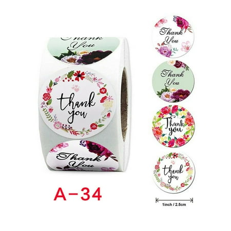 UPC: 0686557713046 | Magik 500-1000 Thank You Reward Award Stickers Labels Kids Bag Gifts Envelope Seals