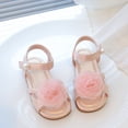 thumbnail image 5 of enyan Dress Shoes For Girls Girls Sandals - Big girl and Toddler Girl Sandals with Durable Leather and Glitter Straps, Summer Dress Shoes for Girls,Pink,Size 6.5, 5 of 7