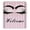 D, variant on Gold Eyelash Print Shower Curtain Set With Hooks Thick Fabric For Bathroom Decor