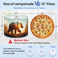 thumbnail image 2 of Lampshades 2 Pack Bear Forest Wildlife Photography Rustic Cabin Woodland 13"x13"x10" Light Shade for Table Lamps Floor Lamps Drum Lamp Shades Lampshade Replacement Easy Assembly, 2 of 8