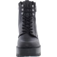 thumbnail image 3 of Guess Womens Fearne  Leather Ankle Combat & Lace-up Boots, 3 of 3
