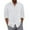 White, variant on FUNDUFI Mens Linen Shirts Long Sleeve Casual Solid Color Buttons Up Cotton Linen Shirts For Men Soft Loose Fit Summer Shirt Tops Comfy Mens Dailywear