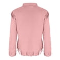thumbnail image 5 of Women's Vintage Western Cowgirl Suede Shirts Long Sleeve Button Down Slim Fit Fringe Shirts Tops Womens Fringe Suede Western Cowgirl Shirts Vintage Rodeo Tops Slim Fit Country Concert Jacket, 5 of 9