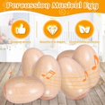 thumbnail image 5 of Ensemble de 6 Pcs Maracas en Bois en Forme d'Œuf pour Enfants, 5 of 5
