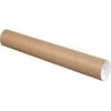 Mailing Tubes with Caps, 3" x 38", Kraft, 24/Case by Discount Shipping USA