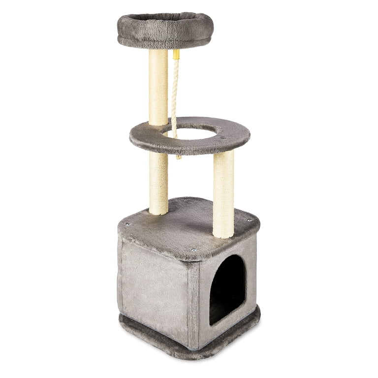 Vibrant Life 4-Level Cat Tree, Gray, 39.4 Inches photo 1