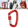 thumbnail image 4 of Climbing Carabiner Carabiners Dog Leash Rescuing Fall Protection Buckle 25KN, 4 of 9