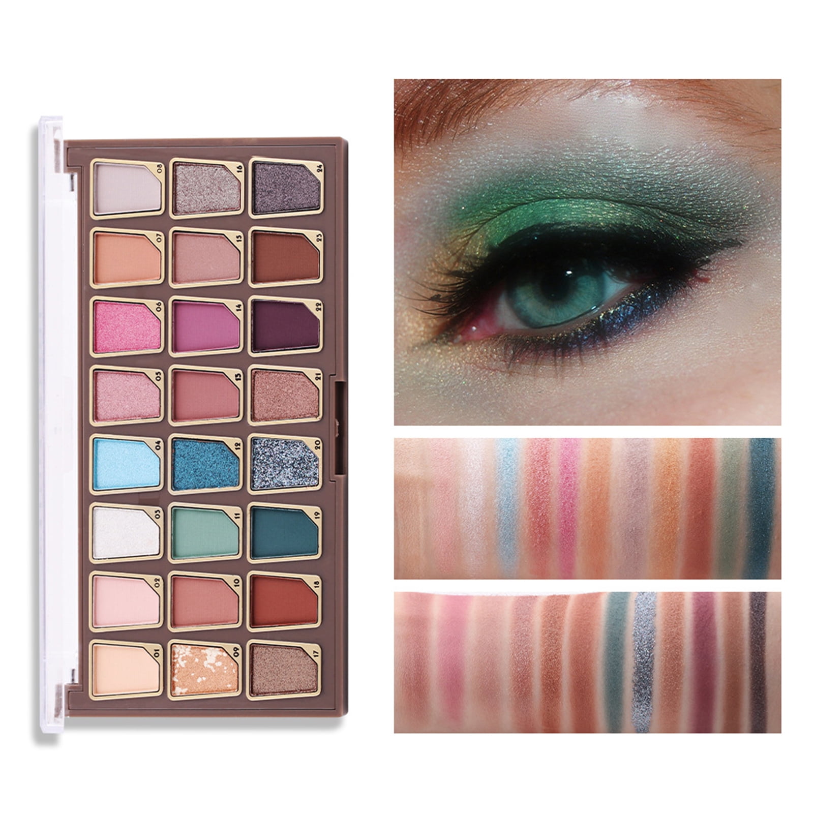 Yasu 19.2g/Box Glitter Eye Shadow Highly Pigmented Fashion Portable