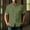 Dark Green#36, variant on Evdexr Cowboy T-Shirts Men Western Pearl Snap Shirt Chest Pocket Short Sleeve Hawaiian Shirts 2025 Collared Cotton Button Down Big and Tall Tees Blue 3XL