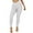 White, variant on Women'S With Pockets Cross Waist Yoga Leggings Workout Running Sport Tights Pants Coat