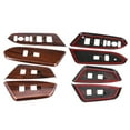 thumbnail image 3 of 4Pcs Interior Inner Window Switch Panel Cover Tirm For CRV 2017 Peach Wood Grain Window Switch Tirm, 3 of 8