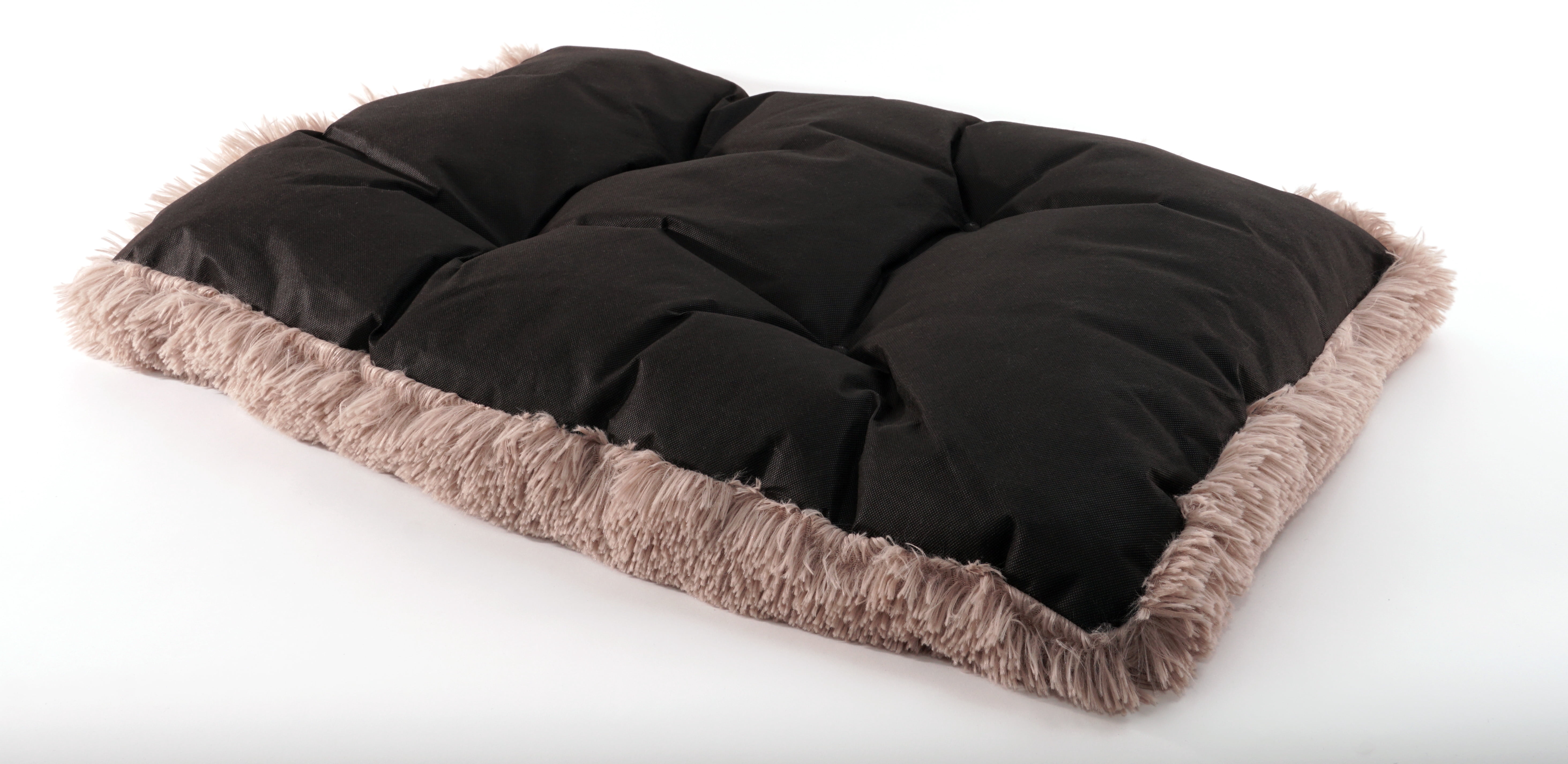 Precious Tails Eyelash Faux Fur Tufted Cat Dog Mat - Large