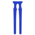 thumbnail image 3 of Jhaoyu Bas Résille Filet pour Femmes Collants Bas Cuisse Haute Bleu Royal Taille Unique, 3 of 4