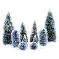 thumbnail image 2 of Department 56 Villages 8.00In Bag-O-Frosted Topiaries-Small, Sisal, Set Of 10 Snow Tipped 52996, 2 of 4