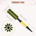 thumbnail image 3 of Unique Bargains Brosse à Cheveux Ronde Brosses à Cheveux pour Femmes Épingles à Poils en Nylon Brosse Ronde Jaune 10.04'x1.77 Pieds, 3 of 7